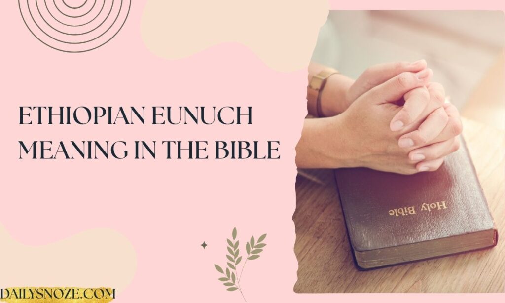 Ethiopian eunuch meaning in the Bible