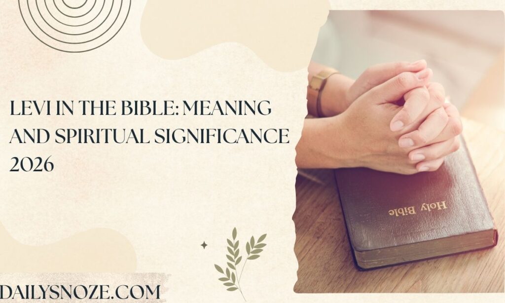 Levi in the Bible Meaning and Spiritual Significance 2026